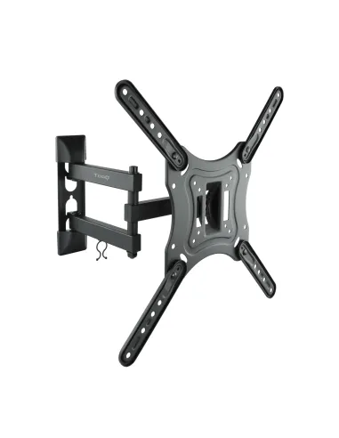 TooQ Soporte Giratorio e Inclinable para Monitor   TV LCD, Plasma de 23”- 55”, con Tres Pivotes, Negro