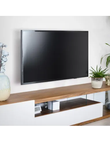 TooQ Soporte Giratorio e Inclinable para Monitor   TV LCD, Plasma de 23”- 55”, con Tres Pivotes, Negro