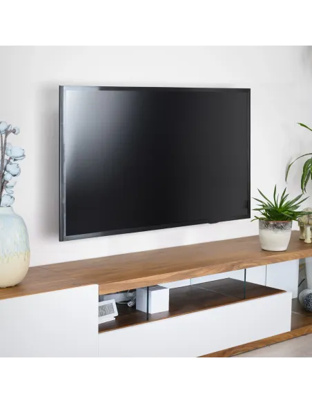 TooQ Soporte Giratorio e Inclinable para Monitor   TV LCD, Plasma de 23”- 55”, con Tres Pivotes, Negro