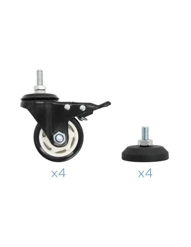 TooQ FS20200M-B Soporte de suelo con ruedas patas para pantallas de 60" - 105"