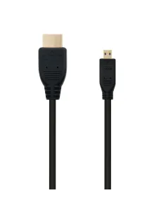 Nanocable HDMI, 0.8m cable HDMI 0,8 m HDMI tipo A (Estándar) HDMI tipo D (Micro) Negro 2