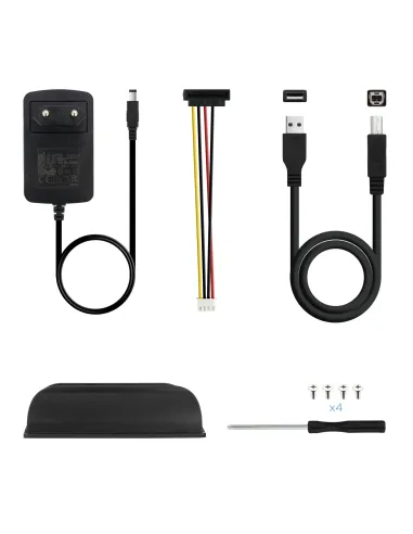 TooQ CAJA HDD 3,5" IDE SATA A USB 2.0 NEGRA