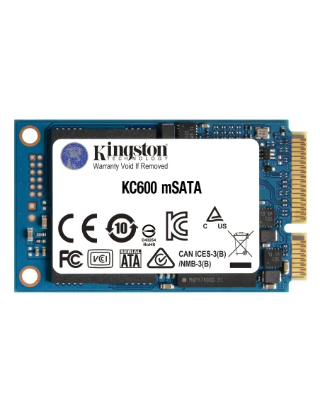 Kingston Technology Disco SSD KC600 SATA3 mSATA de 512 G Kingston Technology Disco SSD KC600 SATA3 mSATA de 512 G