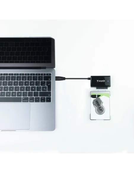 TooQ TQHDA-01A base de conexión para disco duro USB 3.2 Gen 1 (3.1 Gen 1) Type-A Negro TooQ TQHDA-01A base de conexión para disco duro USB 3.2 Gen 1 (3.1 Gen 1) Type-A Negro