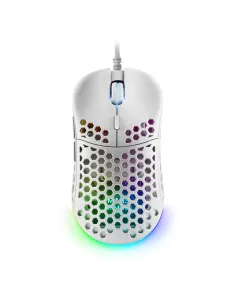 Mars Gaming MM55W, Ratón Inalámbrico Gaming RGB Chroma, Ultra-ligero 55 g, 12800 DPI, Switches Mecánicos Programables HUANO,
