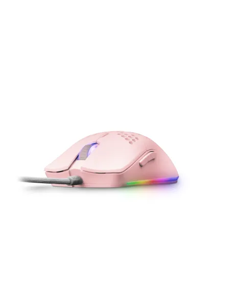 Mars Gaming MMAX, Ratón Ultraligero 69g, Óptico 12400DPI, Chroma RGB, Soft, Rosa Mars Gaming MMAX, Ratón Ultraligero 69g, Óptico 12400DPI, Chroma RGB, Soft, Rosa
