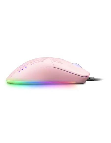 Mars Gaming MMAX, Ratón Ultraligero 69g, Óptico 12400DPI, Chroma RGB, Soft, Rosa Mars Gaming MMAX, Ratón Ultraligero 69g, Óptico 12400DPI, Chroma RGB, Soft, Rosa