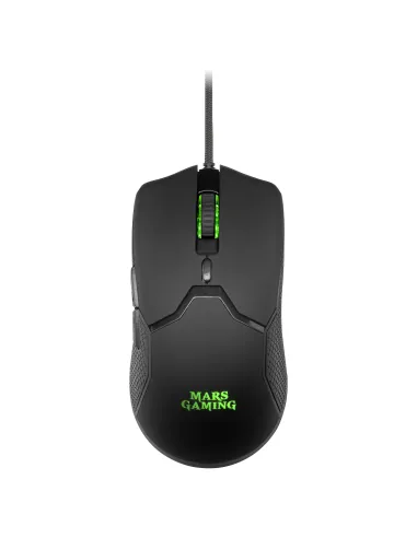 Mars Gaming MCPXBFR, Combo Teclado H-Mech FRGB, Ratón Ultraligero 10000DPI y Alfombrilla XXL, Negro, Idioma Francés