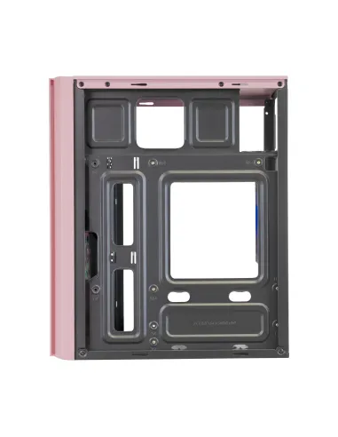 Mars Gaming MC300P Rosa, Caja PC Micro ATX, Cristal Templado, Frontal MESH, 3xVentilador FRGB
