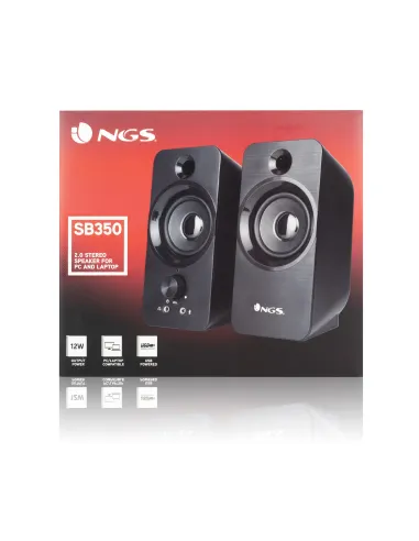 NGS SB350 Negro Inalámbrico 6 W