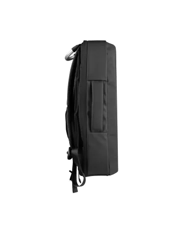 Mars Gaming MB2 - Mochila-Maletín gaming (impermeable, candado TSA, hasta 17,3 pulgadas, puerto externo USB, anti robos, asa de