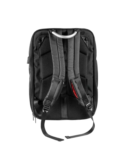 Mars Gaming MB2 - Mochila-Maletín gaming (impermeable, candado TSA, hasta 17,3 pulgadas, puerto externo USB, anti robos, asa de