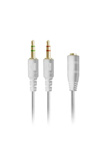 Mars Gaming MIHXW Blanco, Auriculares In-Ear, Micrófono, PS4 PS5 XBOX SWITCH PC