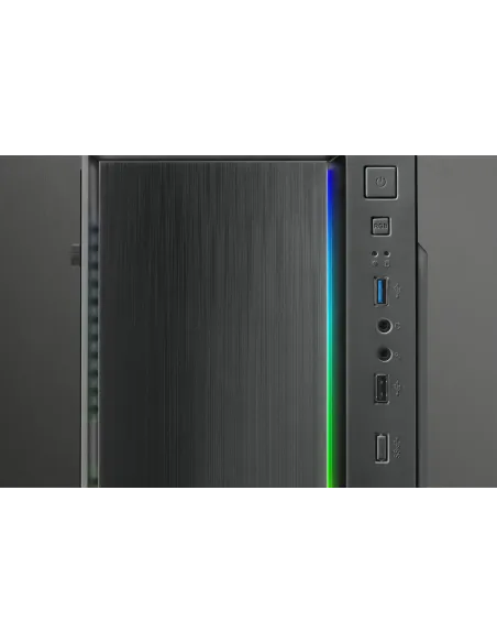 Mars Gaming MCM, Caja PC Micro ATX, Compacta, 16 Modos ARGB, Ventilador 8 cm