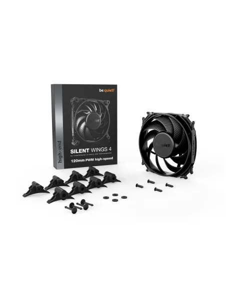 be quiet! SILENT WINGS 4 | 120mm PWM high-speed Carcasa del ordenador Ventilador 12 cm Negro 1 pieza(s)