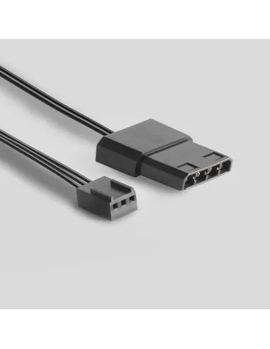 Mars Gaming MFDUO, Kit 2 Ventiladores FRGB Rainbow 360°, Ultra-silencioso, Doble Conexión 3PIN + 4PIN, Blanco