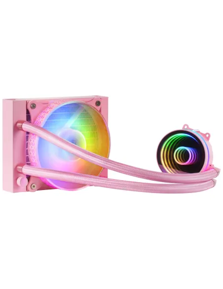 Mars Gaming ML-ONE120, Refrigeración Líquida CPU, TDP 200 W, Espejo Infinito, Ventilador FRGB Silencioso, Multisocket