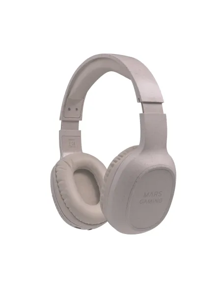 Mars Gaming MHW-ECO, Auriculares Inalámbricos s, Bluetooth 5.1, Micrófono, Material Orgánico Wheat Straw,Gris Mars Gaming MHW-ECO, Auriculares Inalámbricos s, Bluetooth 5.1, Micrófono, Material Orgánico Wheat Straw,Gris