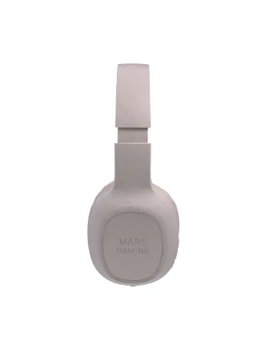 Mars Gaming MHW-ECO, Auriculares Inalámbricos s, Bluetooth 5.1, Micrófono, Material Orgánico Wheat Straw,Gris