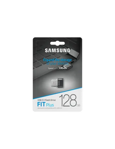 Samsung MUF-128AB unidad flash USB 128 GB USB tipo A 3.2 Gen 1 (3.1 Gen 1) Gris, Plata