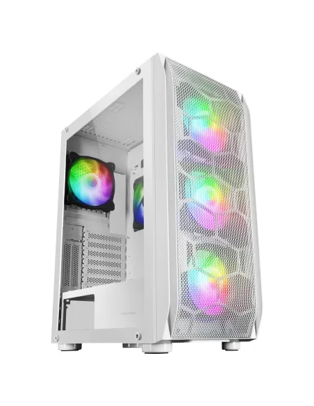 Mars Gaming MC-KX, Torre Gaming Premium E-ATX, Sistema CPU Freezer, 5 Ventiladores ARGB Ultra-silenciosos, Controladora ARGB y