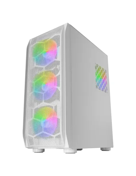 Mars Gaming MC-KX, Torre Gaming Premium E-ATX, Sistema CPU Freezer, 5 Ventiladores ARGB Ultra-silenciosos, Controladora ARGB y