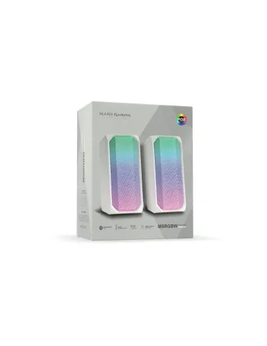 Mars Gaming Altavoces MSRGBW 15W Bt 5.0 White