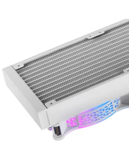 Mars Gaming ML-ULTRA240 Blanco, Refrigeración Líquida CPU, TDP 500W, Espejo Infinito, 2 Ventiladores Silenciosos FDB ARGB,