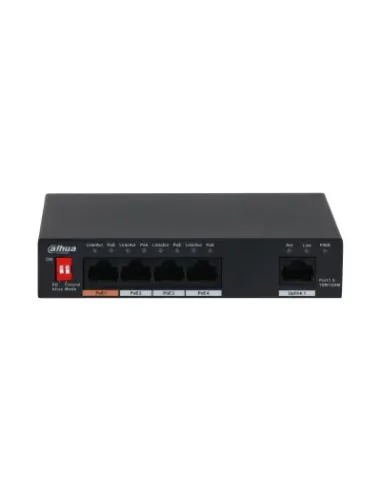 Dahua Technology PoE PFS3005-4ET-60-V2 switch No administrado L2 Gigabit Ethernet (10 100 1000) Energía sobre Ethernet (PoE)