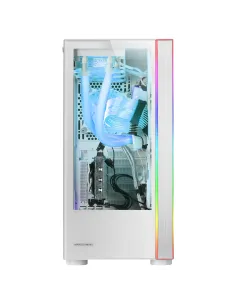 Mars Gaming MC-ULTRA, Torre Gaming Custom XXL E-ATX, Doble Tira LED ARGB, Doble Ventana Cristal Templado, Estructura Cámara 2