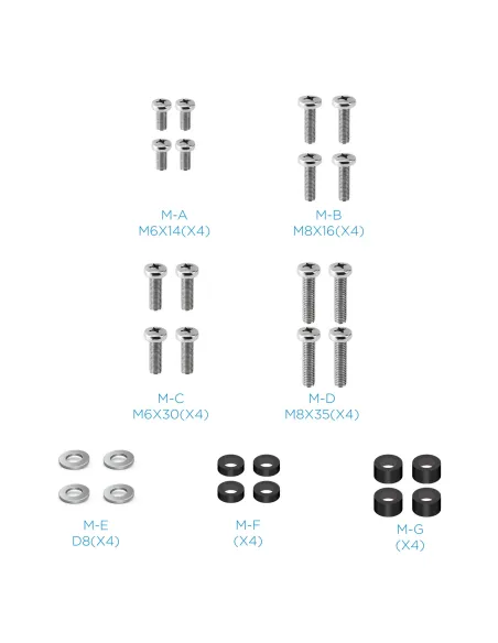 TooQ Soporte de pared para pantallas 37”- 80”