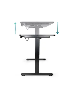 TooQ Mesa de Escritorio ORIGAMI Eléctrica Ajustable con Tablero, Negra 2