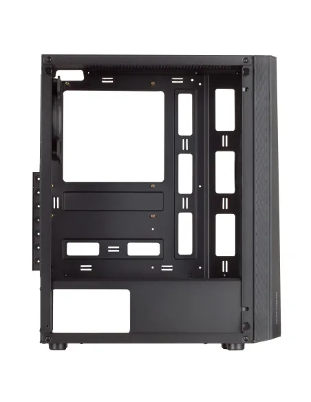 Mars Gaming MC-ART Negro, Caja PC Gaming ATX, Doble Cristal Templado Dibujable, ARGB 12 Modos, Ventilador 12cm