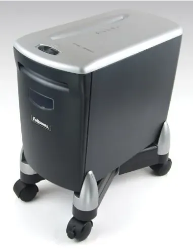 Fellowes 8039001 soporte de CPU PC Negro, Plata