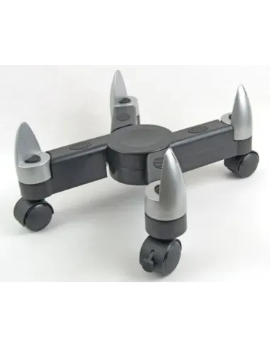 Fellowes 8039001 soporte de CPU PC Negro, Plata