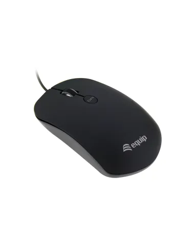 Equip 245114 ratón Oficina Ambidextro USB tipo A Óptico 1600 DPI