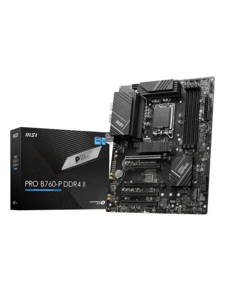 MSI PRO B760-P DDR4 II placa base Intel B760 LGA 1700 ATX MSI PRO B760-P DDR4 II placa base Intel B760 LGA 1700 ATX