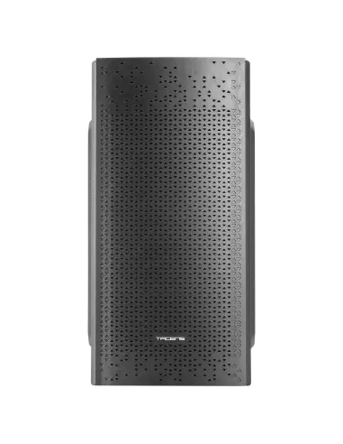 Tacens Anima AC6500, Caja Ordenador Compacta Micro ATX, Frontal Malla Refrigeración, Fuente Alimentación 500W, USB 3.0, Negro