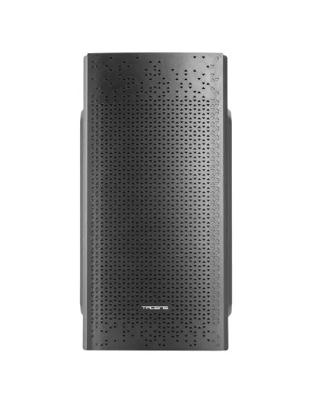Tacens Anima AC6500, Caja Ordenador Compacta Micro ATX, Frontal Malla Refrigeración, Fuente Alimentación 500W, USB 3.0, Negro