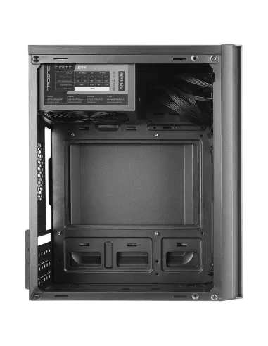 Tacens Anima AC6500, Caja Ordenador Compacta Micro ATX, Frontal Malla Refrigeración, Fuente Alimentación 500W, USB 3.0, Negro