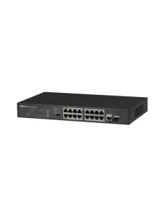 Dahua Technology PFS3117-16ET-135 switch No administrado L2 Fast Ethernet (10 100) Energía sobre Ethernet (PoE) Negro