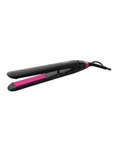 Philips StraightCare Essential BHS375 00 Utensilio de peinado Cepillo alisador Caliente Negro, Rosa 1,8 m