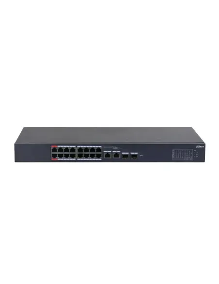 Dahua Technology DH-CS4218-16ET-240 switch Gestionado L2 Gigabit Ethernet (10 100 1000) Energía sobre Ethernet (PoE) Negro