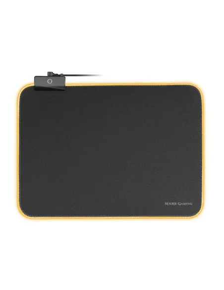 Mars Gaming MMPRGBL, Alfombrilla Gaming, RGB Chroma 12 Modos, Nanotextil, Negro