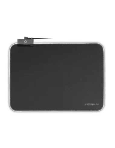 Mars Gaming MMPRGBL, Alfombrilla Gaming, RGB Chroma 12 Modos, Nanotextil, Negro