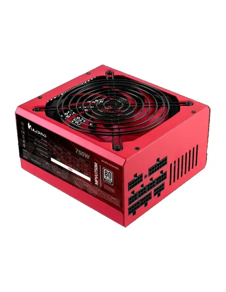 Mars Gaming MPVU750M, Fuente Alimentación Full Modular 750W ATX, 10 Años Garantía, 80Plus Silver +87% Eficiencia, Ventilador