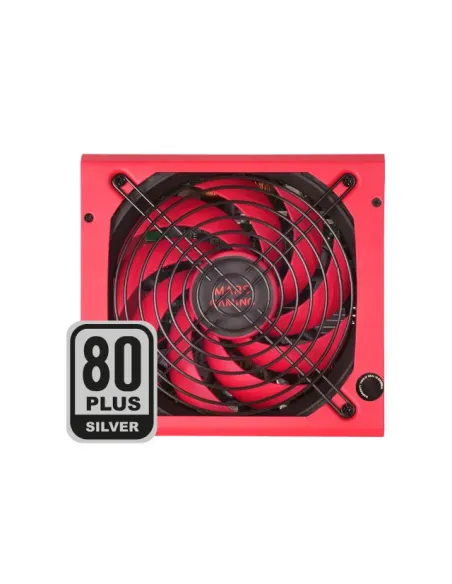 Mars Gaming MPVU750M, Fuente Alimentación Full Modular 750W ATX, 10 Años Garantía, 80Plus Silver +87% Eficiencia, Ventilador