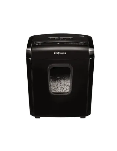 Fellowes Powershred 6M triturador de papel Microcorte Negro