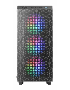 Mars Gaming MC-MAG, Caja Gaming ATX, Ventana Lateral Completa Cristal Templado, Doble Rejilla Magnética Antipolvo Frontal +