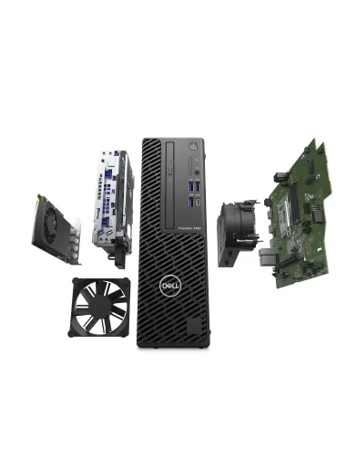 DELL Precision 3460 Intel® Core™ i7 i7-14700 16 GB DDR5-SDRAM 512 GB SSD Windows 11 Pro SFF Puesto de trabajo Negro